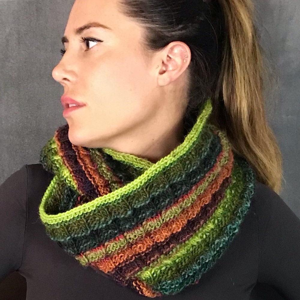 Hand Knit Long Eternity Style Scarf for Men & Women (K03-4H) New Without Tags - Picture 6 of 9